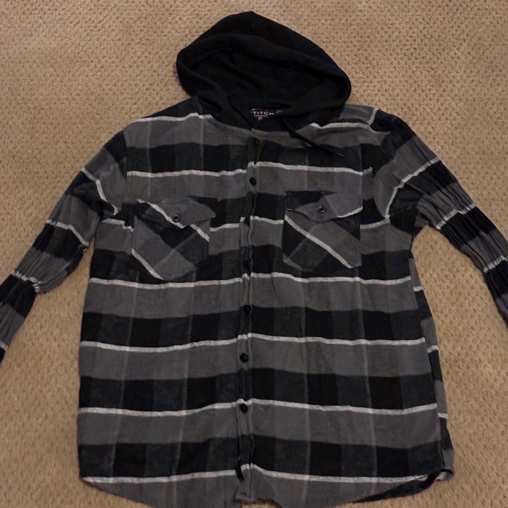 Flannel Hoodie